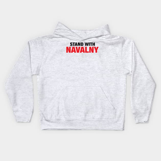 Stand With Navalny Kids Hoodie by Dossol2024